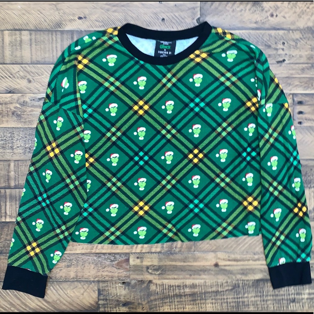 The Grinch x Forever 21 long sleeve shirt